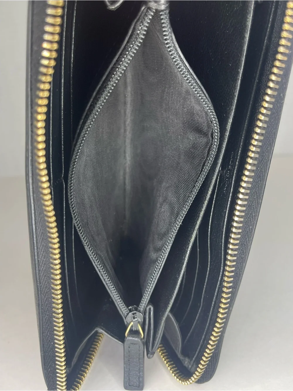 Saint Laurent Zip Around Long Wallet